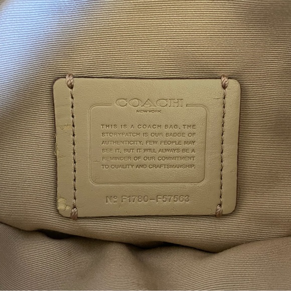 Coach Mini Kelsey Satchel Leather Crossbody Bag Pink Beige - Picture 9 of 16